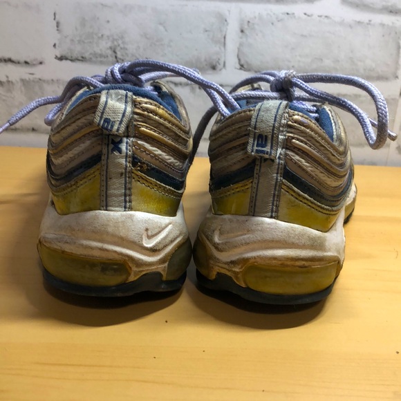 Nike Air Max 97 Gold and Blue - Picture 5 of 10